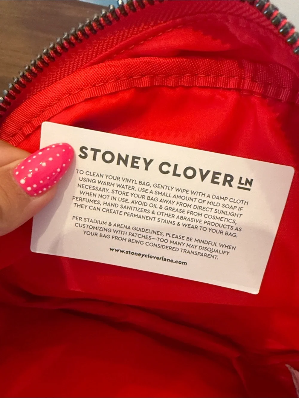 NWT 🏷️ | Stoney Clover Lane | Apple Mini Backpack with Water Bottle Pocket